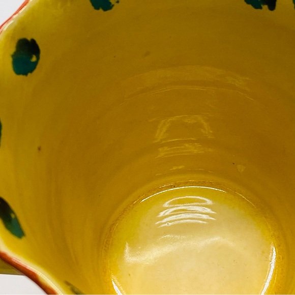 Neiman Marcus Pottery Oversized Mug/Coffee Cup Floral Made Italy French Country - Picture 6 of 11